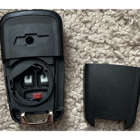New Flip Key Keyless Entry Remote Key Fob for Chevrolet‎ 4-button with logo - Picture 3 of 6